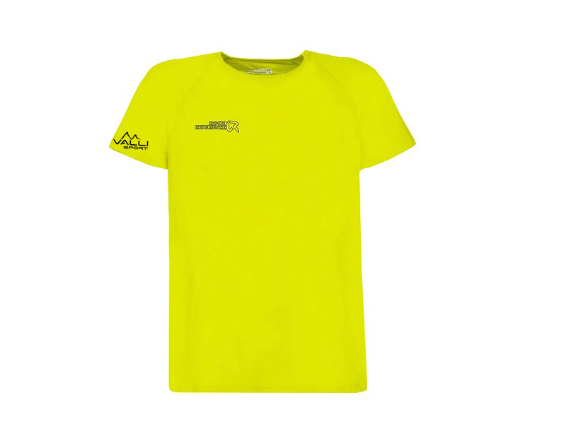 ORIOLE SS T-SHIRT logo LA MONTAGNA NEL CUORE GIALLO